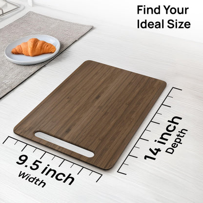Ibyx Elegant Round Sliding Tray for Your Pressure Cooker, Air Fryer & Heavy Kitchen Appliances - Sturdy, Slides Easily from Under The Cabinet (Natural, 13”)