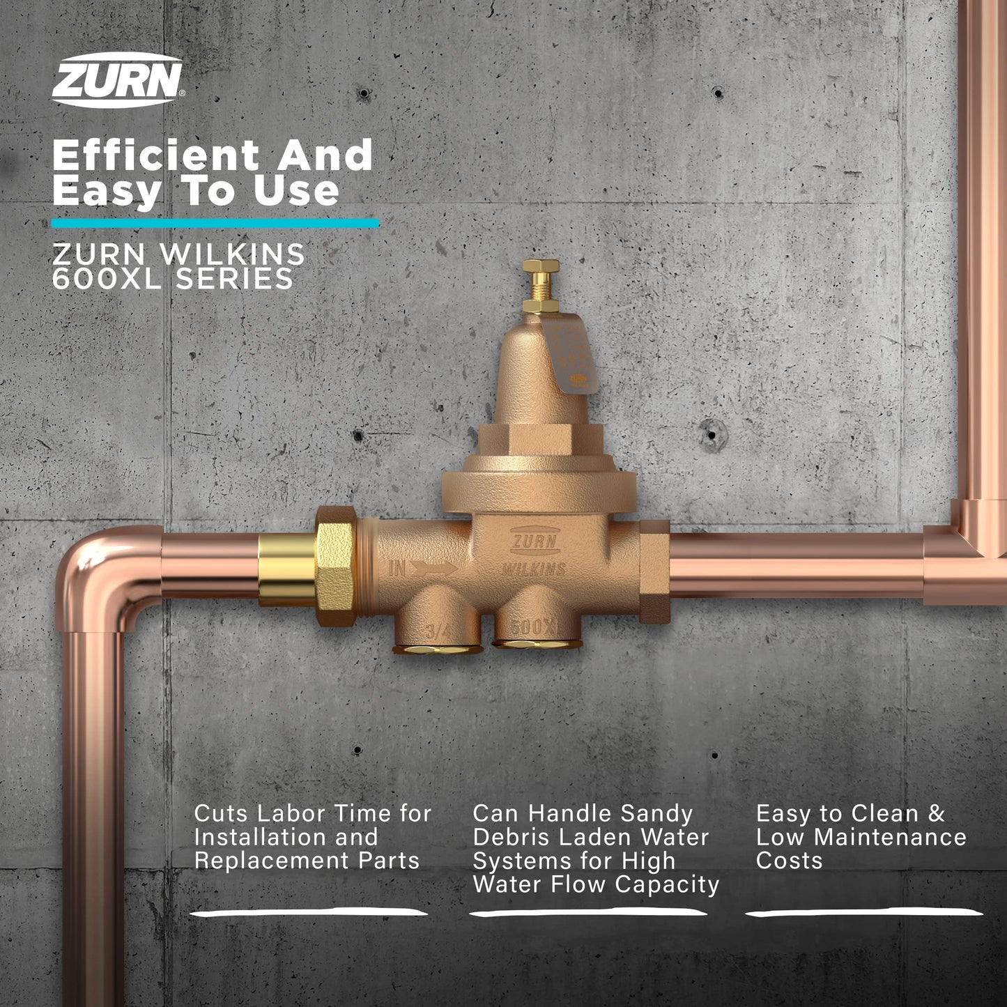 Zurn Wilkins 2-600XL 2" 600XL Pressure Reducing Valve