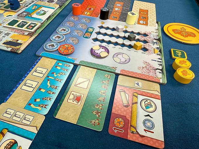 Devir - The White Castle: Duel Board Game Two Player Strategy Euro Game Set in Feudal Japan for Adults &amp Teens Age +10 2 Players 30 Playtime Muti-Language
