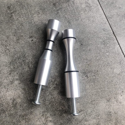 Wine Bottle Wall Pegs 5 Bottle Matte Silver Single Vino Pin for Drywall or Wood Surfaces