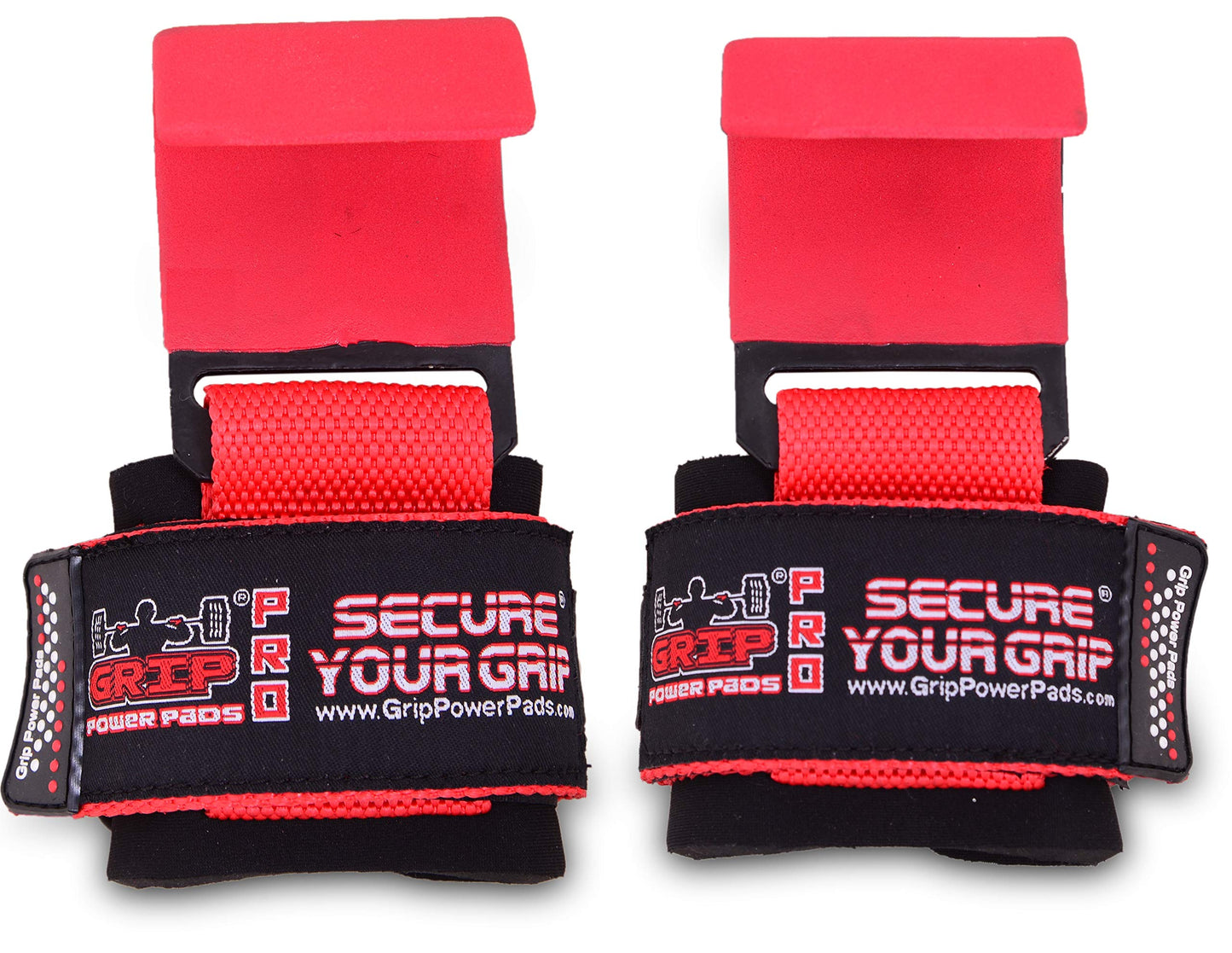 Weight Lifting Hooks Heavy Duty Lifting Wrist Straps Pull Ups Deadlift Straps Power Lifting Grips Padded Workout Straps for Weightlifting Gym Gloves for Men & Women Premium Workout Equipment
