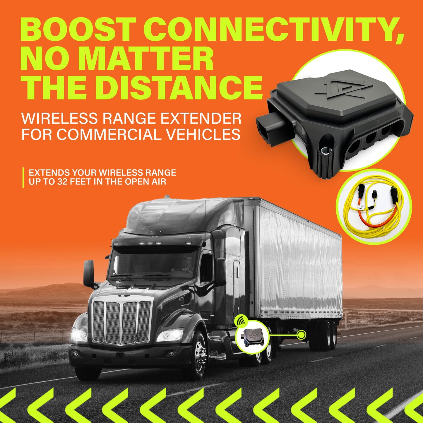 AKTV8 PressureTech™ Onboard Scale System - Real-Time Load Measurement for Trucks and Range Extender Kit for Commercial Vehicles