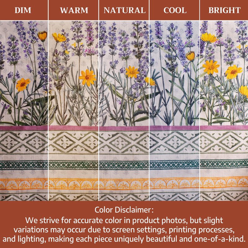 Maison d' Hermine Table Cloth Round Table 100% Cotton 69 Round Inches Tablecloth Reusable Decorative for Dining Kitchen Room Farmhouse Home Gifts for Mothers Day Spring Summer - Fanny Lavender