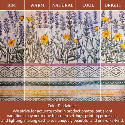 Maison d' Hermine Table Cloth Square Table 100% Cotton 60 x 60 Inches Tablecloth Reusable Decorative for Dining Kitchen Room Farmhouse Home Gifts for Mothers Day Spring Summer - Fanny Lavender
