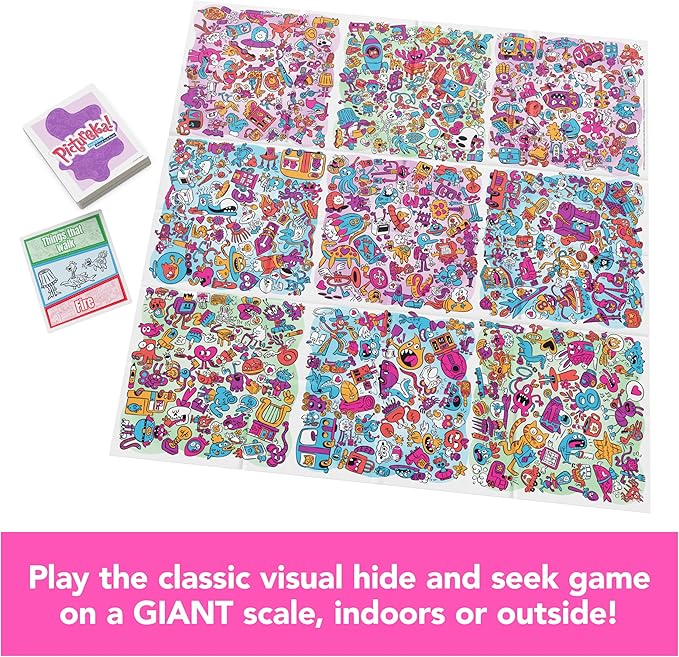 Spin Master Games Pictureka. Giant Edition Family Game for Indoor &amp Outdoor Fun with Big Oversized Board for Family and Kids 2-4 Players Ages 6 &amp Up