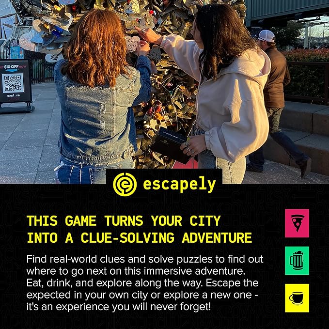 Chicago Outdoor Escape Room | Fulton Market Scavenger Hunt | Gifts for Adults &amp Families | 1-6 Players 2-3 Hours 1 Mile Walking Distance