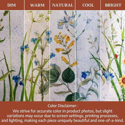 Maison d' Hermine Table Cloth Rectangle Table 100% Cotton 70 x 140 Inches Tablecloth Reusable Decorative for Dining Kitchen Room Farmhouse Home Gifts for Mothers Day Spring Summer - Fleurs De Mai