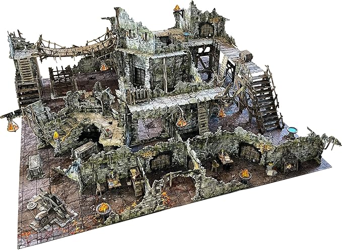 Maladum Beyond The Vaults - Fantasy Dungeon Crawler Game Immersive Terrain Solo Co-op and Adversarial Play