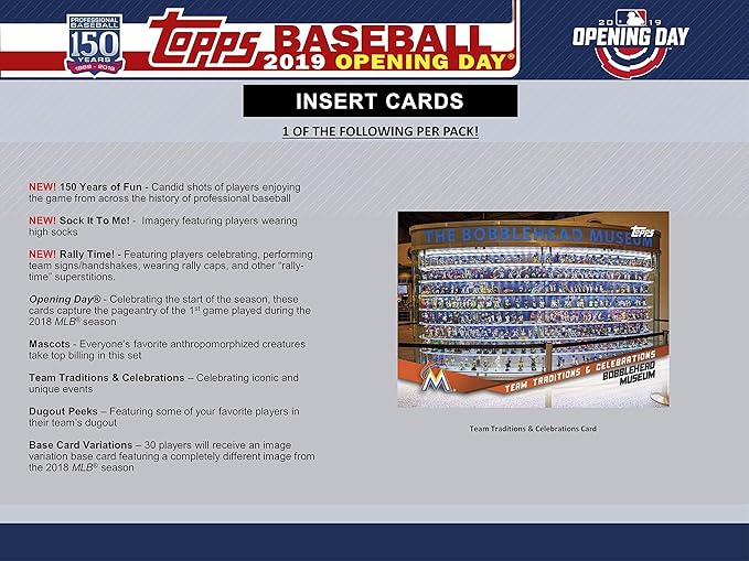 Topps 2019 Opening Day Baseball Retail Value Box