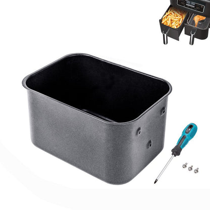 Air Fryer Replacement Basket Compatible for Ninja DZ201 DZ100,Air Fryer Basket,Nonstick