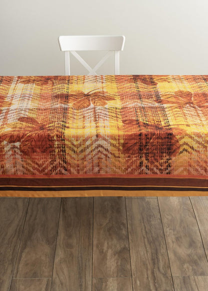 Maison d' Hermine Table Cloth Rectangle Table 100% Cotton 70 x 90 Inches Fall Tablecloth Reusable Everyday Use for Thanksgiving Christmas Decorations Dining Farmhouse Party (Thanksgiving Tartan)