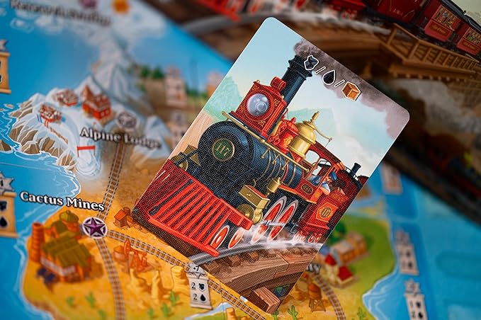 Isle of Trains: All Aboard Base Game by Dranda Games Strategy Board Game for 1 to 4 Players and Ages 12+