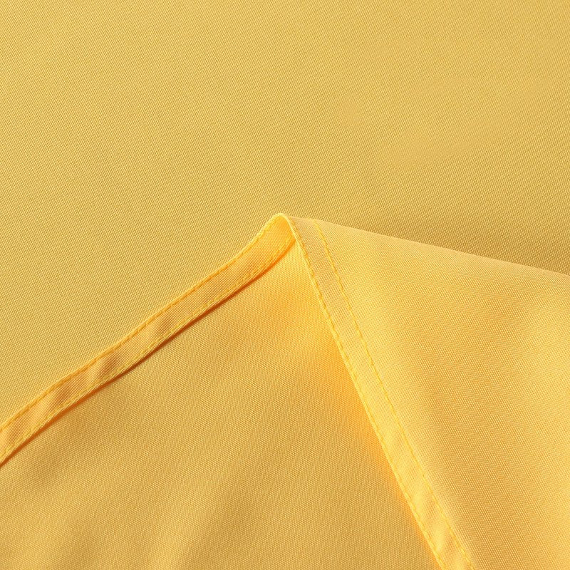 sancua Rectangle Tablecloth - 90 x 156 Inch - Water Resistant Spill Proof Washable Polyester Table Cloth, Decorative Fabric Table Cover for Dining Tables, Buffet Parties and Camping, Yellow