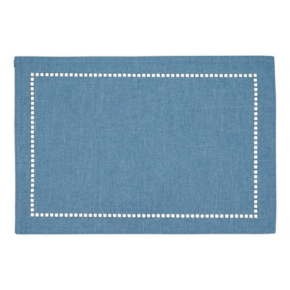 Laser-Cut Hemstitch Placemats (Set of 4)