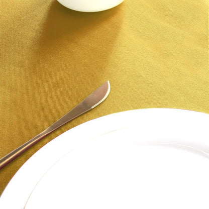 sancua Square Tablecloth - 70 x 70 Inch - Stain and Wrinkle Resistant Washable Polyester Table Cloth, Decorative Fabric Table Cover for Dining Tables, Buffet Parties and Camping, Yellow