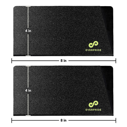 EVERPRIDE Butcher Chef Knife Edge Guards (2-Piece Set) Wide Knives Blade Edge Protectors - Meat Cleaver Knife Sheath Set - BPA-Free Chef Knife Covers Fits Blades Up To 8” x 4” – Knives Not Included