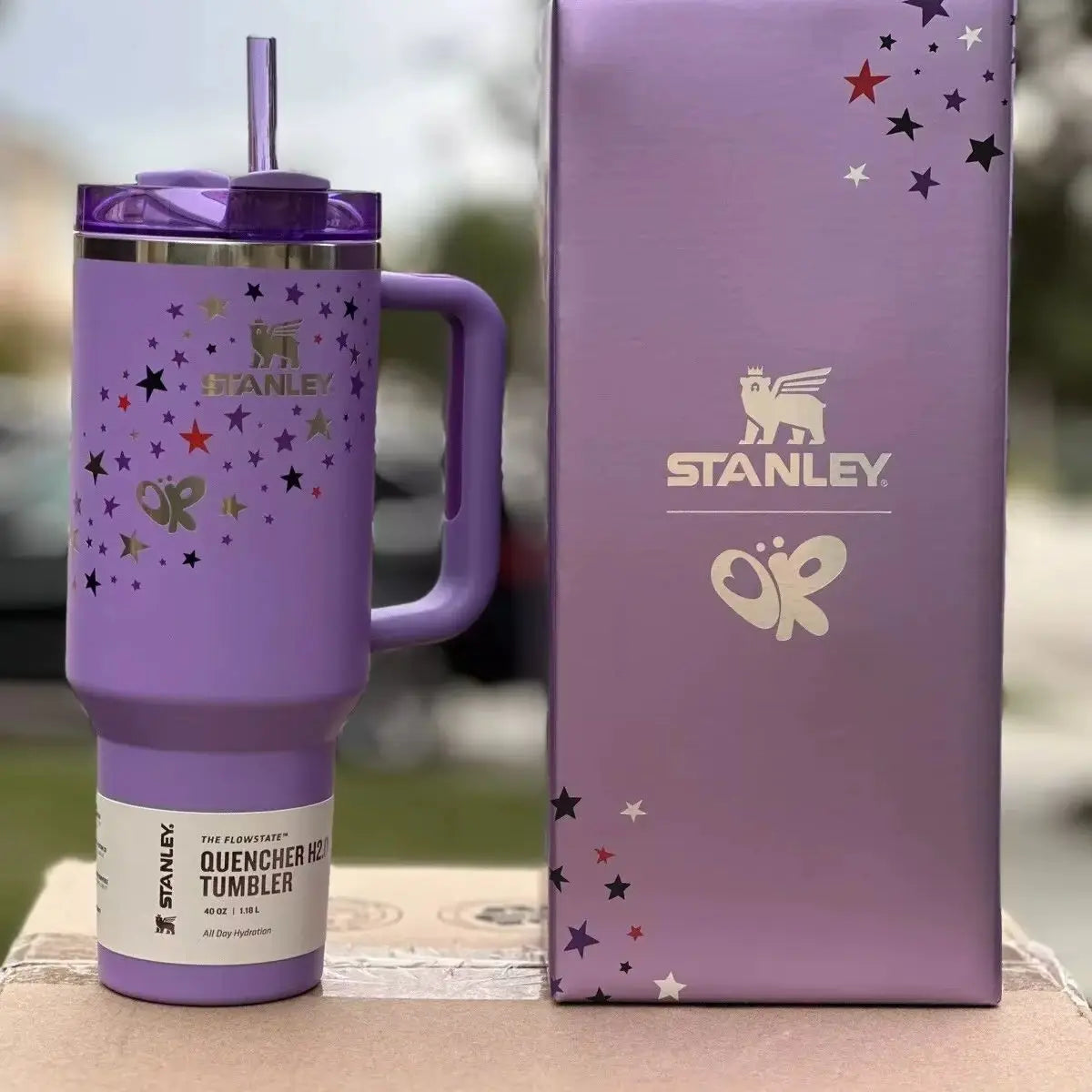 Peony powder Stanley Quencher H2.0 Tumbler – 40 oz Travel Cup